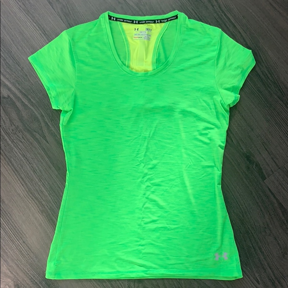 UNDER ARMOUR Neon Green Tee